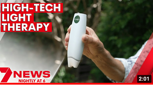 Flinders University Trial of SYMBYX Laser devices for Parkinson's featured on TV News