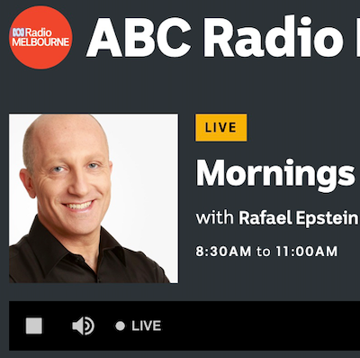 ABC Radio interviews Neurologist, Dr Geoff Herkes about clinical trial of light therapy for Parkinson's